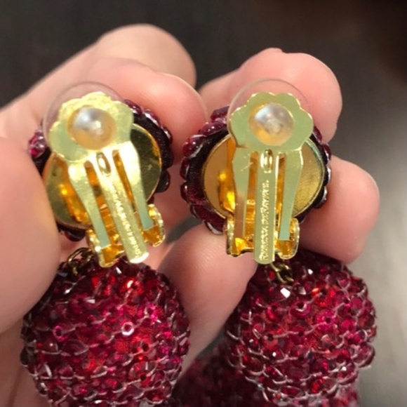 Rebecca De Ravenel Les Bonbons Ruby Slipper Earrings - Picture 7 of 11